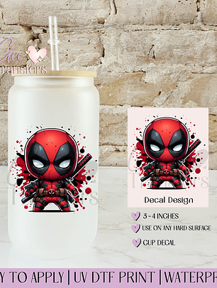 Baby Red Suit Rebel - Decal UVDTF