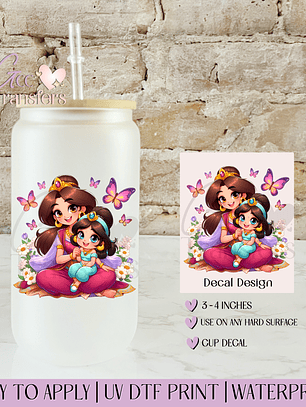 Arabic Duchess Mom & Daughter - Decal UVDTF