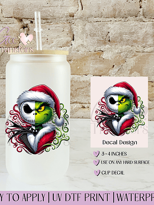 Halloween Christmas Duo - Decal UVDTF