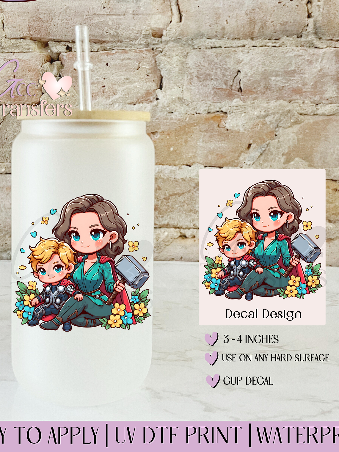 Hammer of the Storm Mom & Son - Decal UVDTF 1