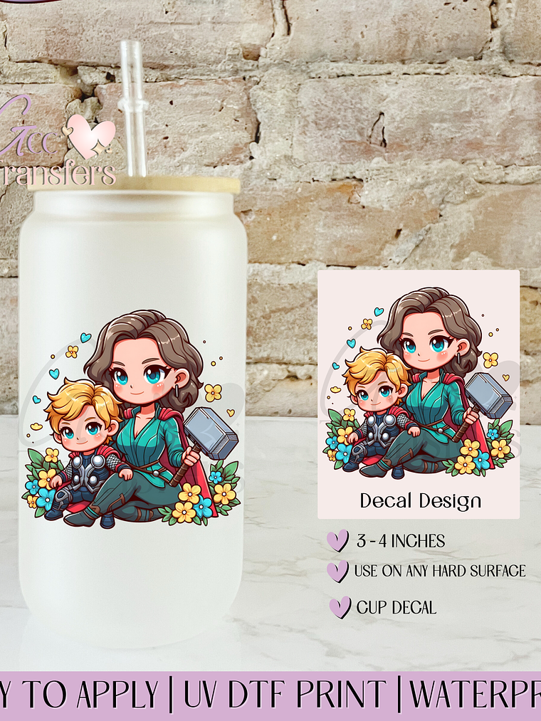 Hammer of the Storm Mom & Son - Decal UVDTF 1