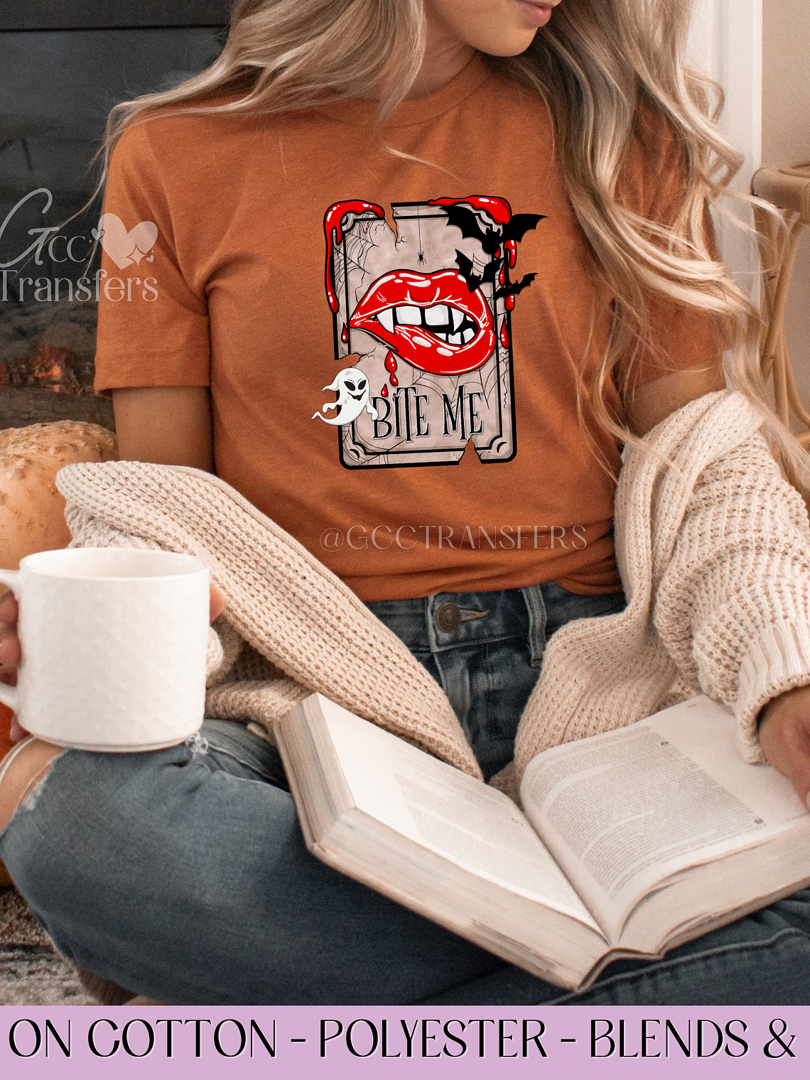 Bite Me - Full Color DTF Transfer 1