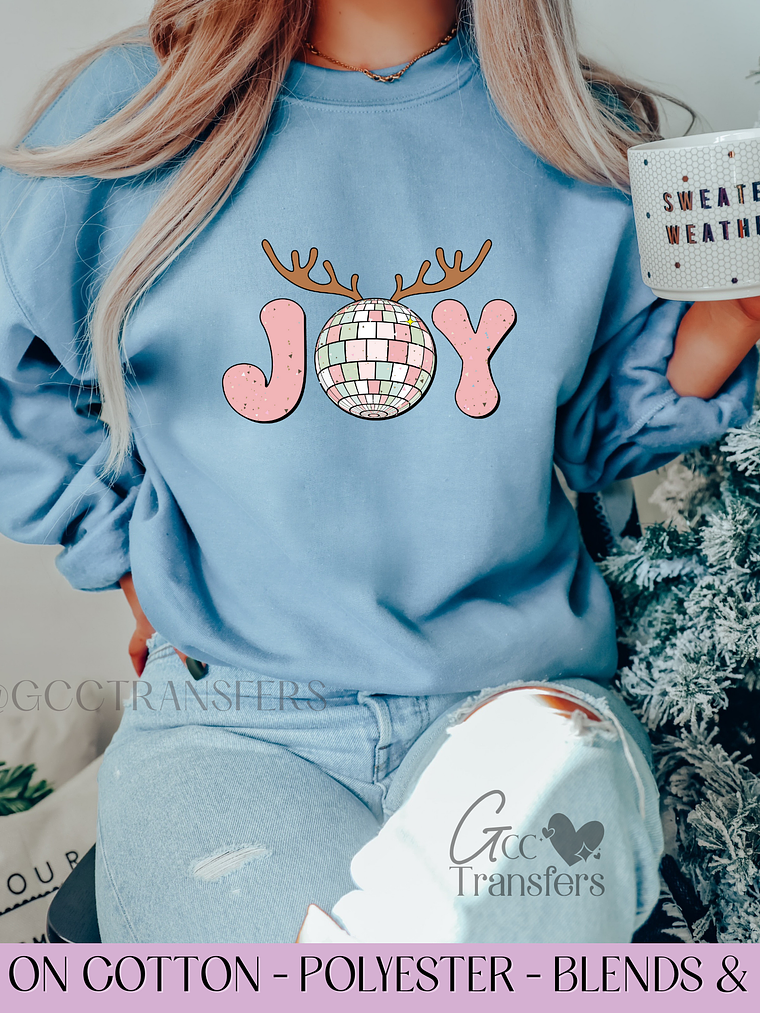 Joy Disco - Full Color DTF Transfer 1