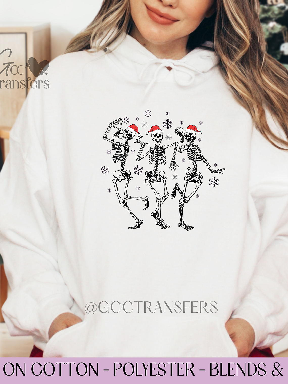 Dancing Skeleton - Full Color DTF Transfer 1