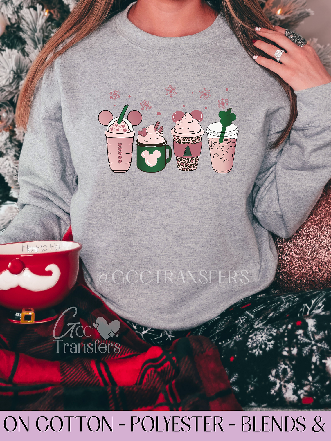 Magic Pink Coffee - Full Color DTF Transfer 1