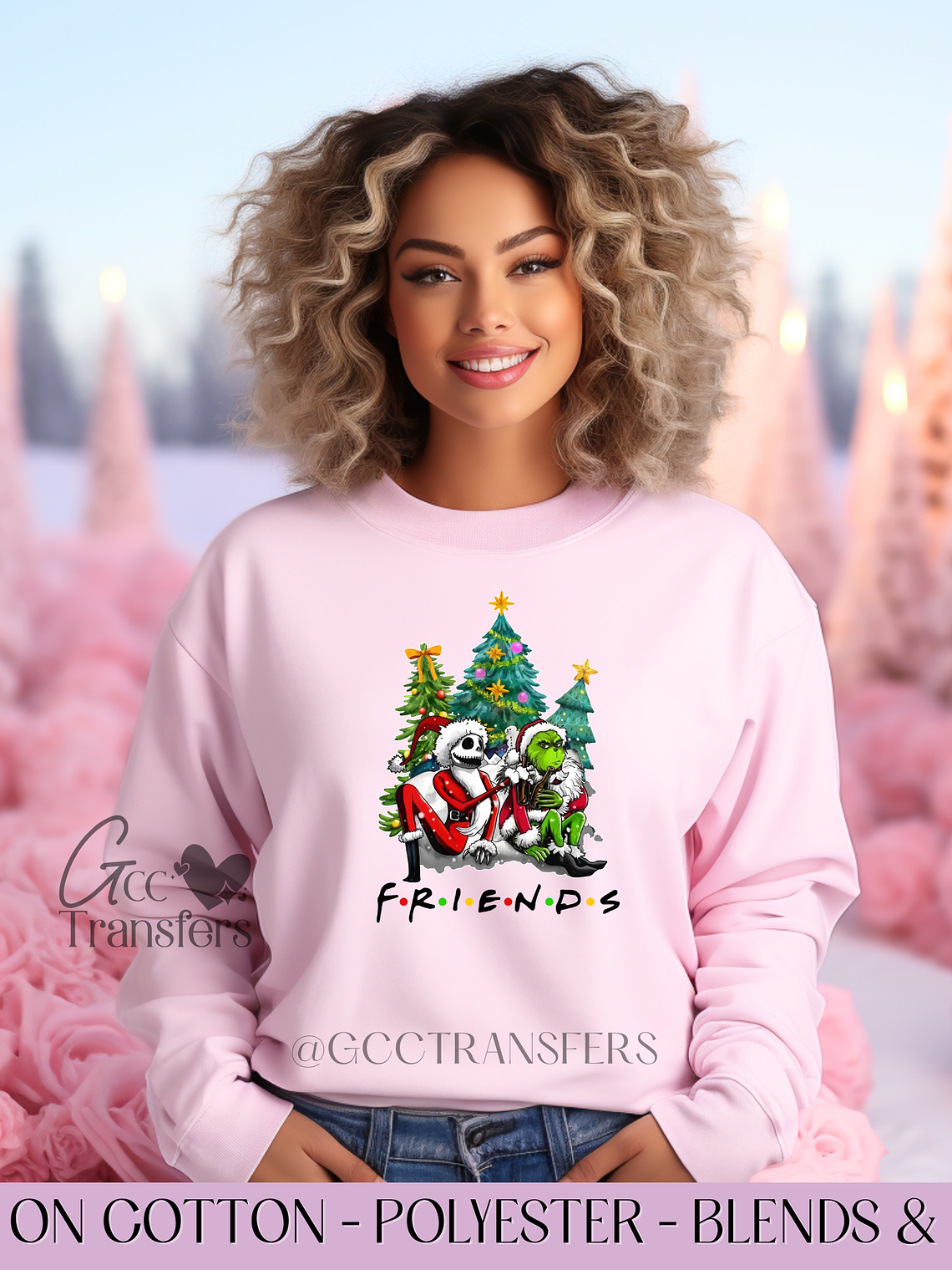 Jack And Grinch Friends - Full Color DTF Transfer 1