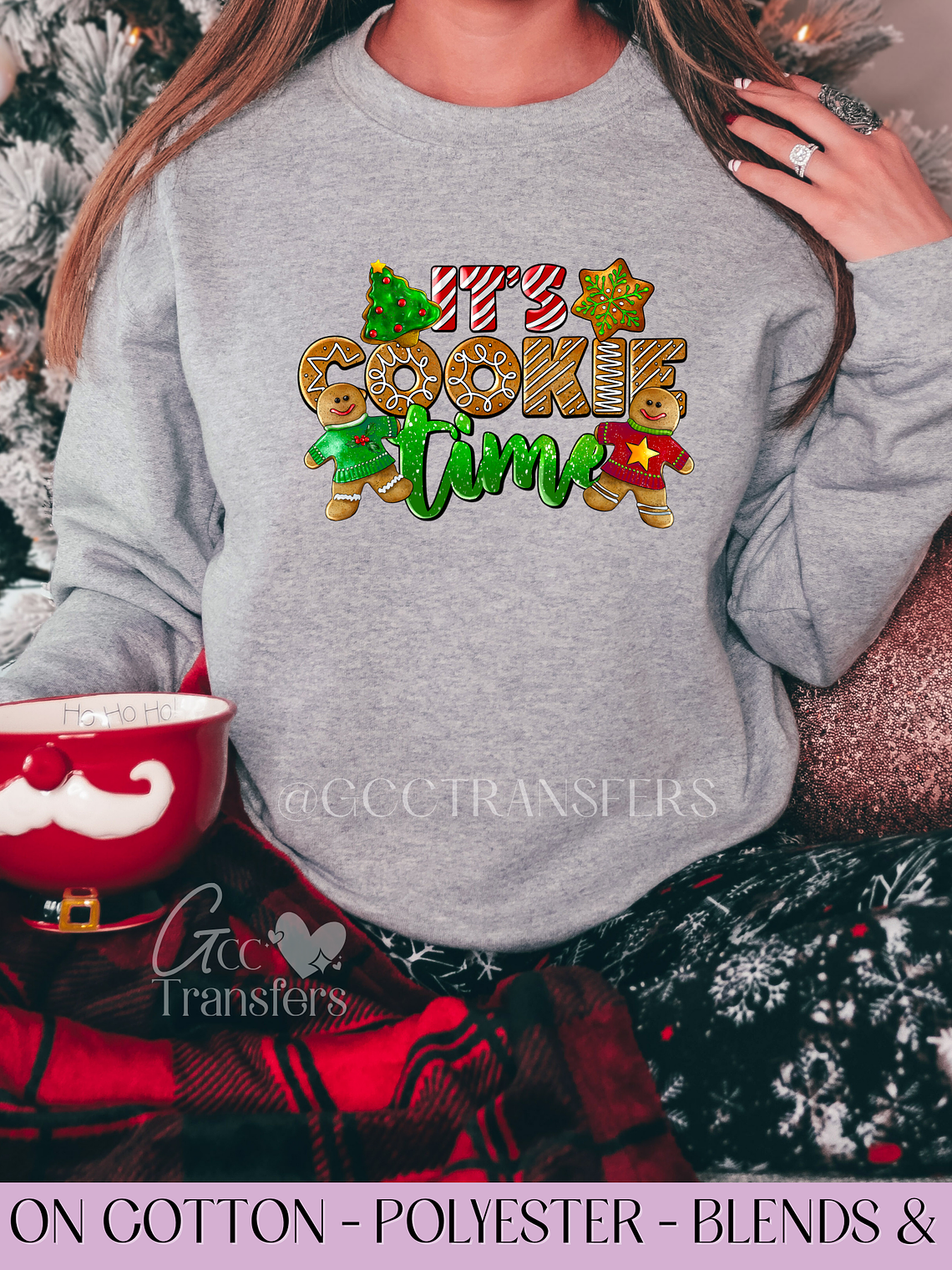 It's Cookie Time - Full Color DTF Transfer 1