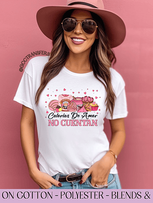 Calorias de Amor No Cuentan - Full Color DTF Transfer