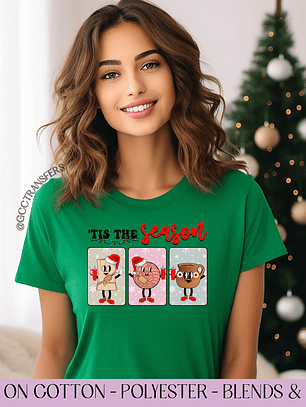 'Tis The Season Concha Tarot - Full Color DTF Transfer