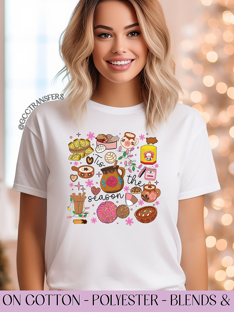 'Tis The Season Mexican Chocolate - Full Color DTF Transfer 1