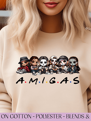 Amigas Mean Girls Halloween - Full Color DTF Transfer