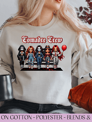 Comadre Crew Halloween - Full Color DTF Transfer