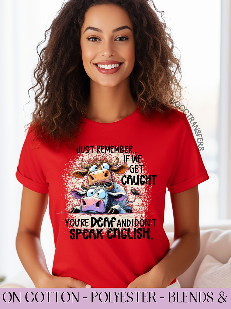 Just Remember If We Get Caught - Full Color DTF Transfer 1