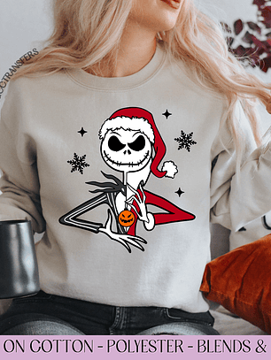 Horror Character Halloween Christmas - Full Color DTF Transfer