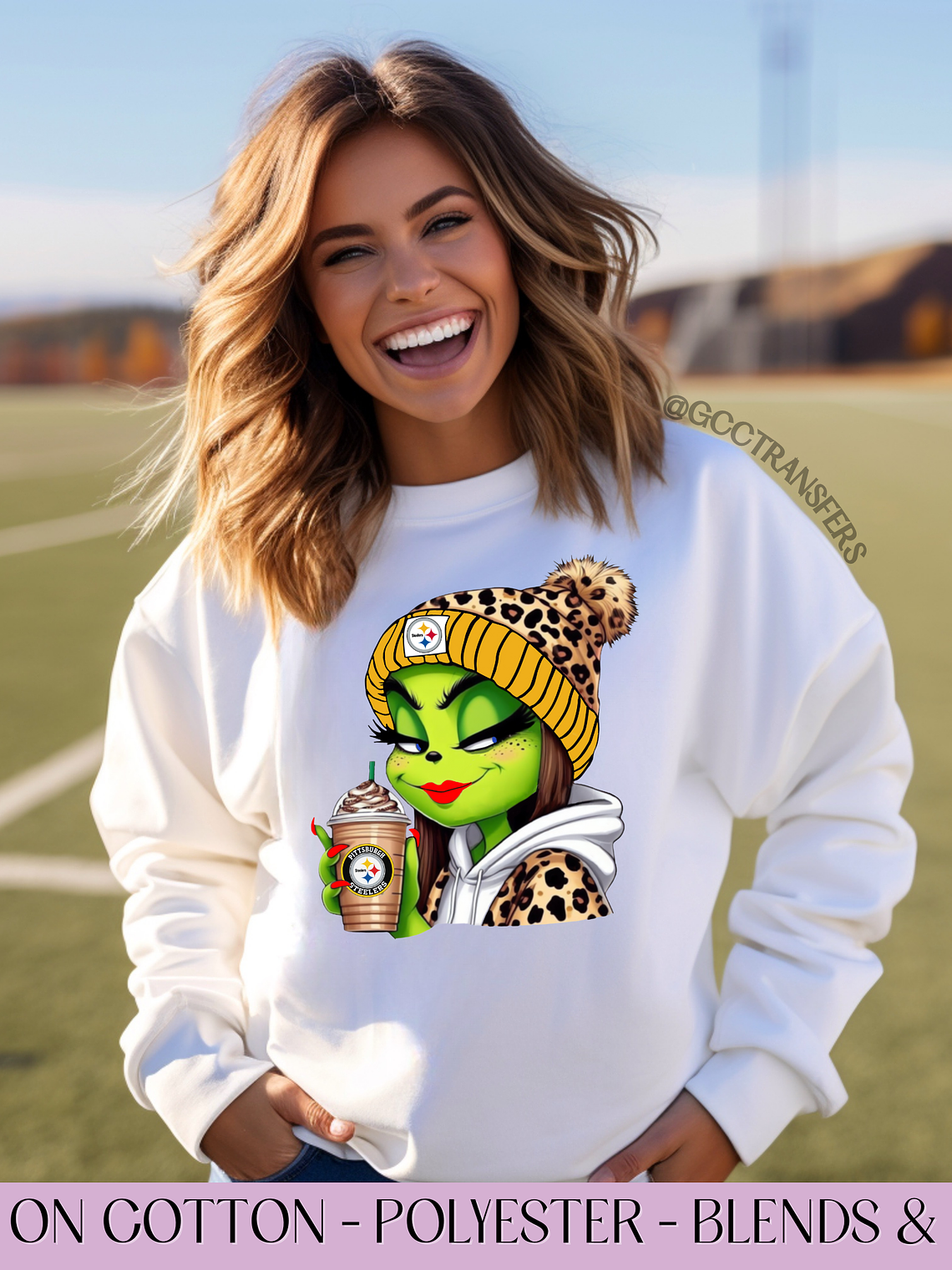 Boujee Girl Steelers Football Team - Full Color DTF Transfer 1