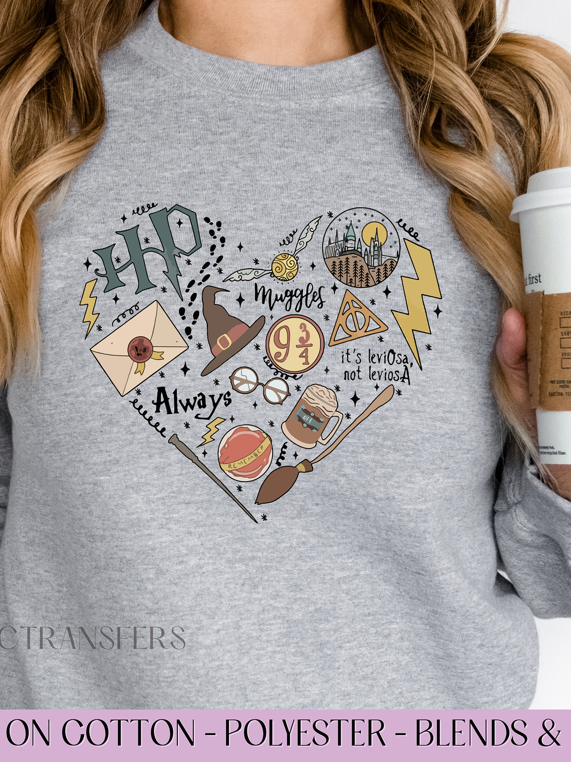 Wizard Heart - Full Color DTF Transfer 1