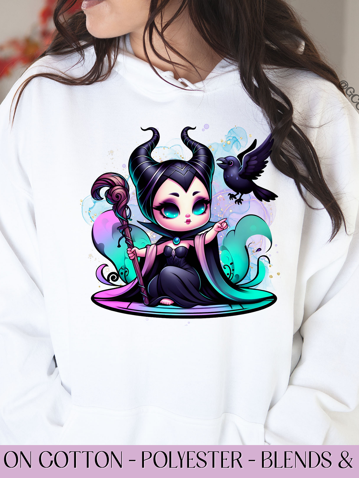 Baby Malicious Purple Bird - Full Color DTF Transfer 1