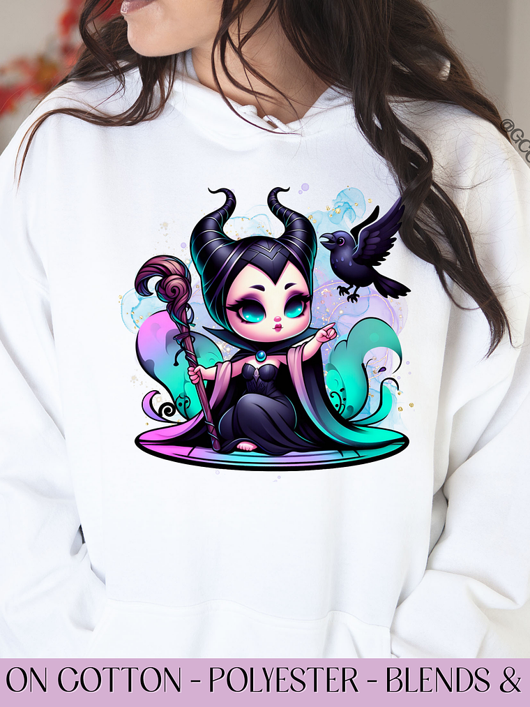 Baby Malicious Purple Bird - Full Color DTF Transfer 1