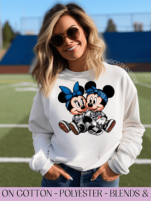 Mice Couple Baseball Fans - Full Color DTF Transfer