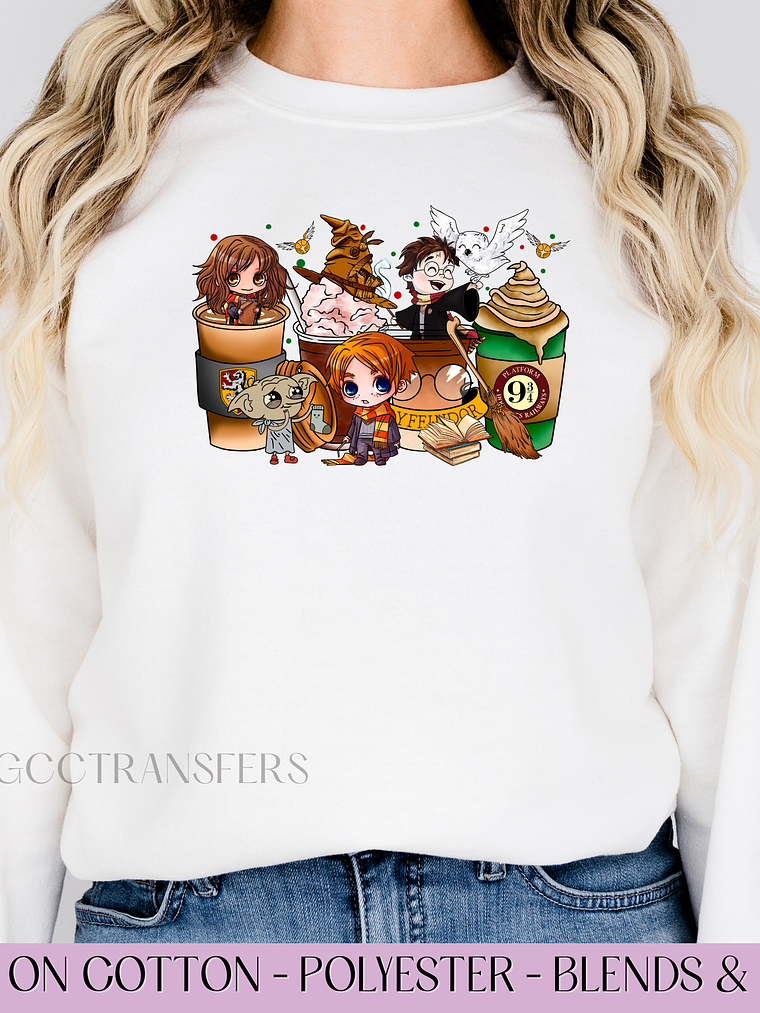 Wand School Iced Coffee - Full Color DTF Transfer 1