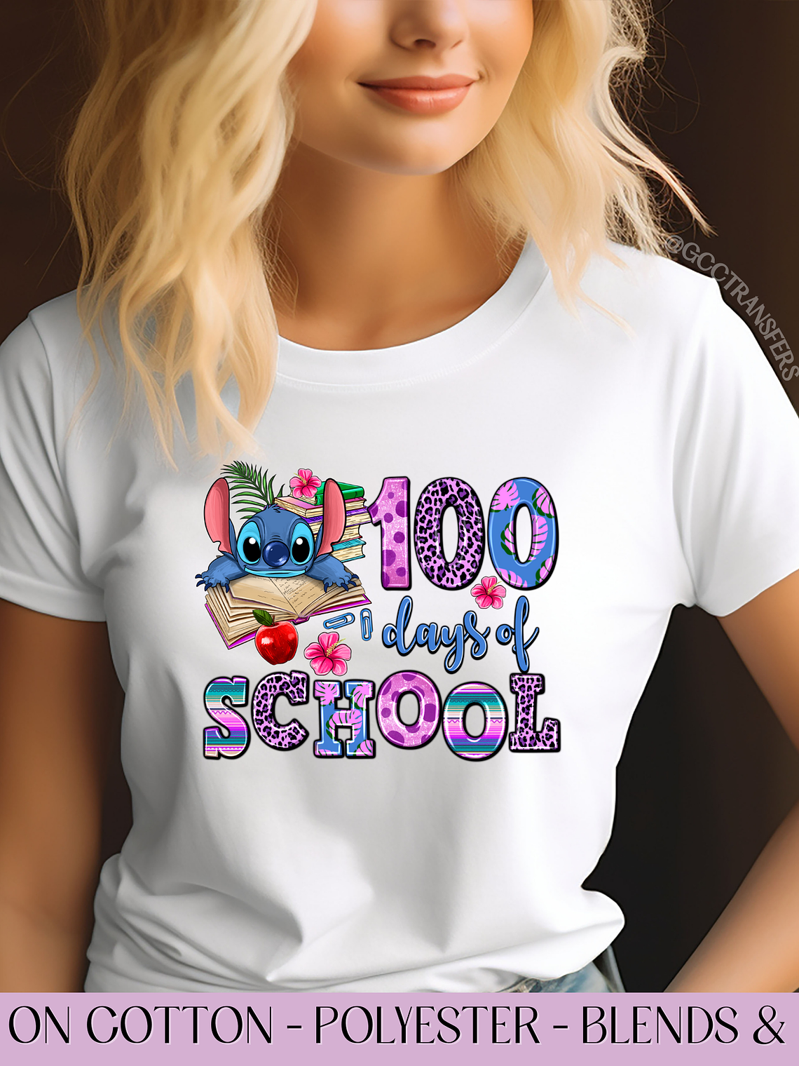 Countdown Days of School - Full Color DTF Transfer 1