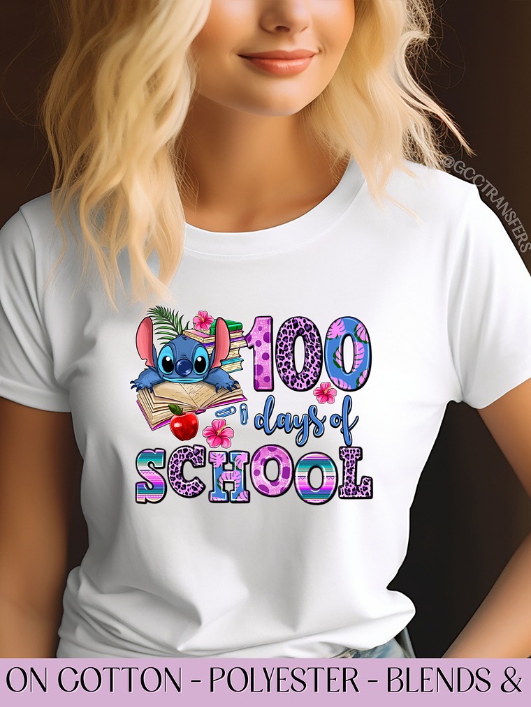 Countdown Days of School - Full Color DTF Transfer 1