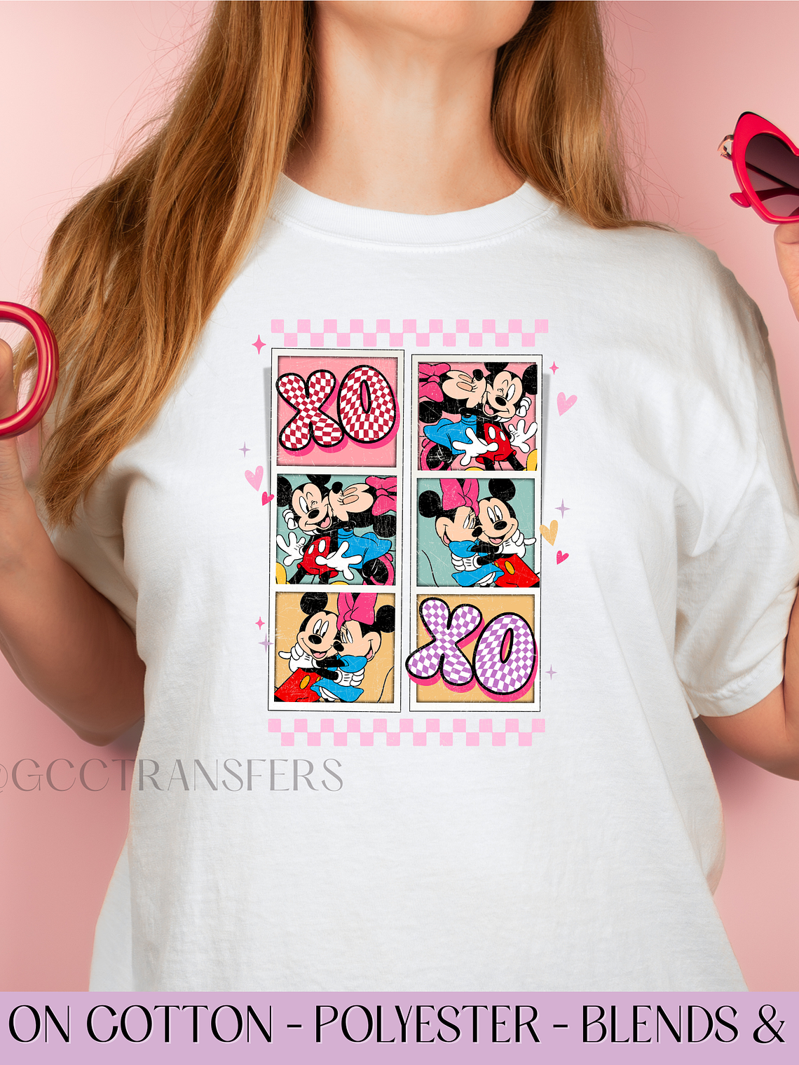 Mice XoXo Valentine - Full Color DTF Transfer 1