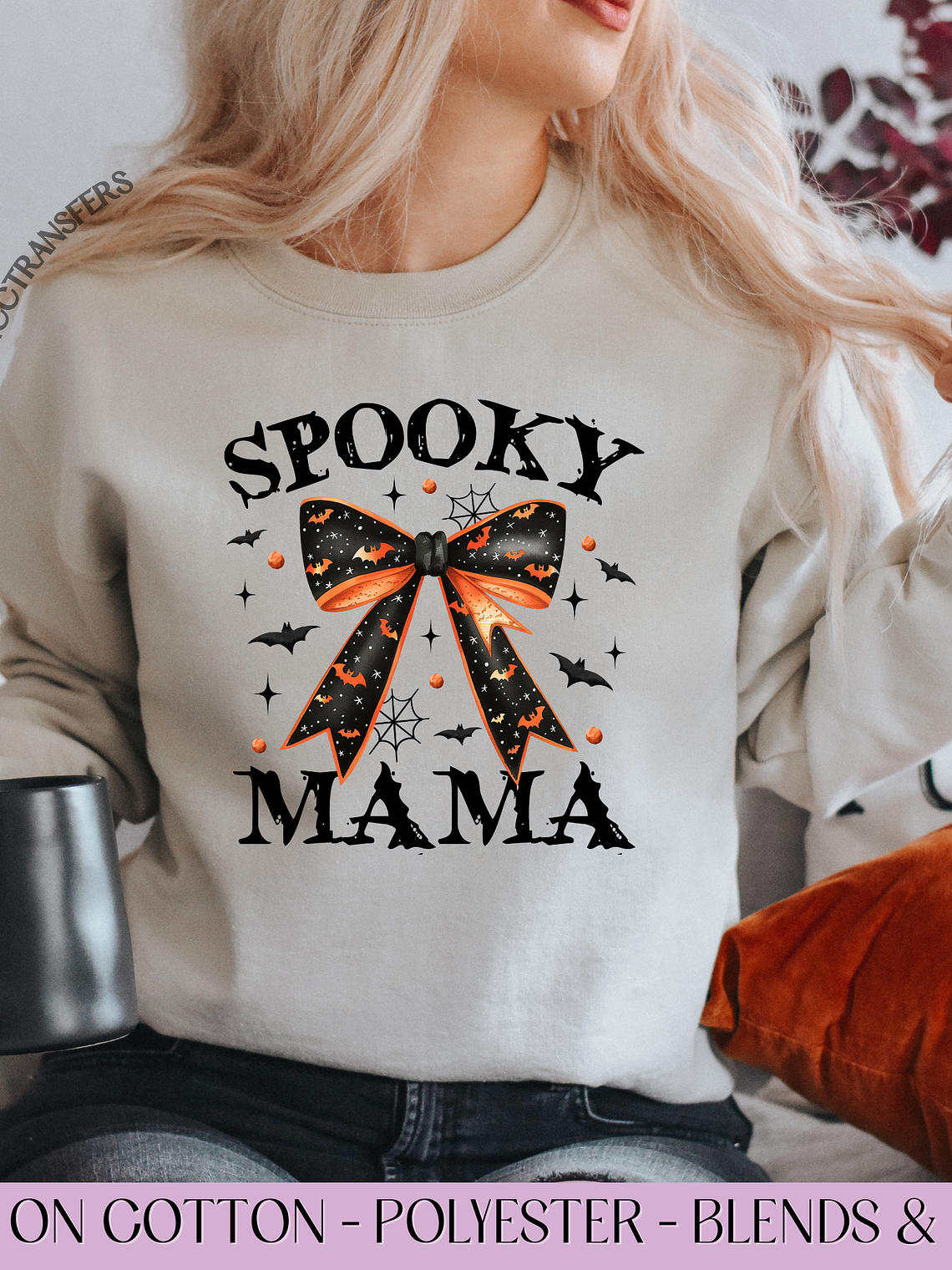 Spooky Mama Coquette - Full Color DTF Transfer 1