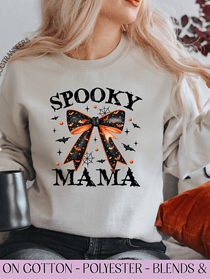 Spooky Mama Coquette - Full Color DTF Transfer