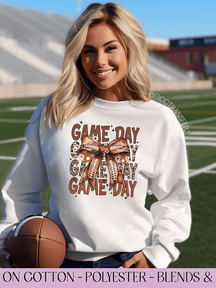 Game Day Coquette - Full Color DTF Transfer