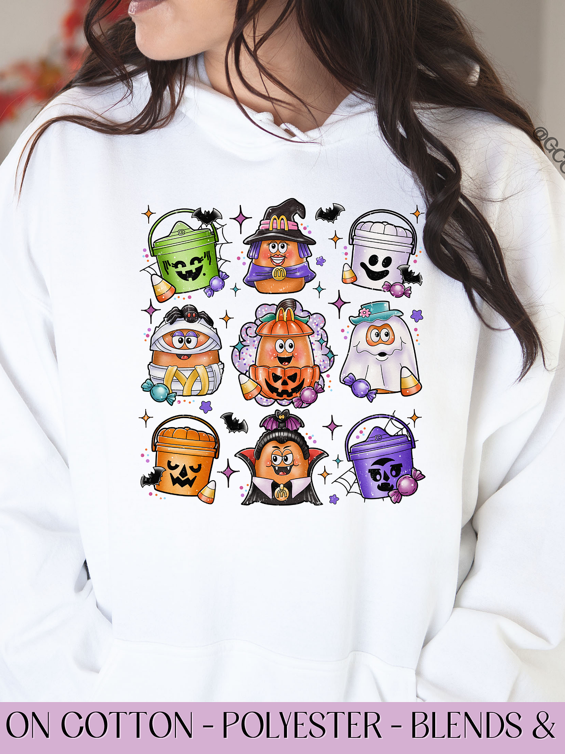 Halloween Nuts Candy Party - Full Color DTF Transfer 1