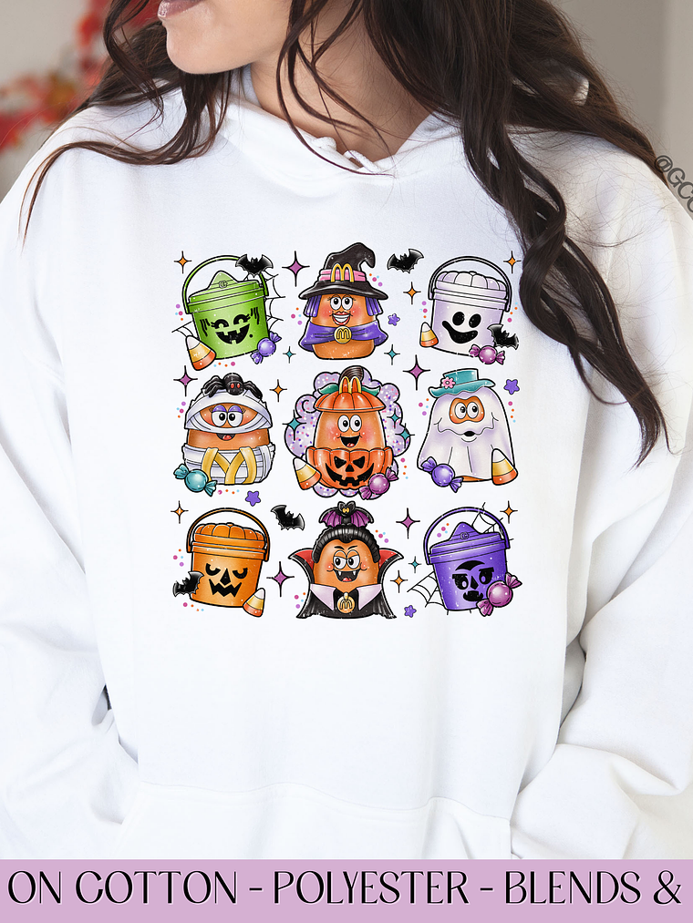 Halloween Nuts Candy Party - Full Color DTF Transfer 1