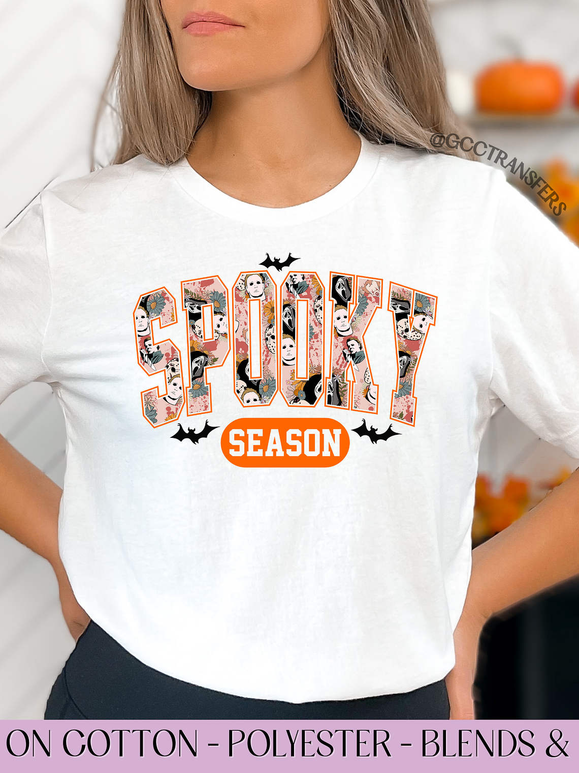 Spooky Season Horror Faces  - Full Color DTF Transfer 1