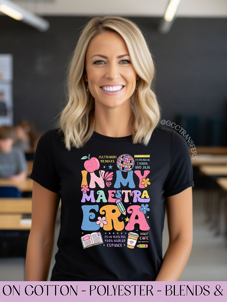 In My Maestra Era Colorful - Full Color DTF Transfer 1