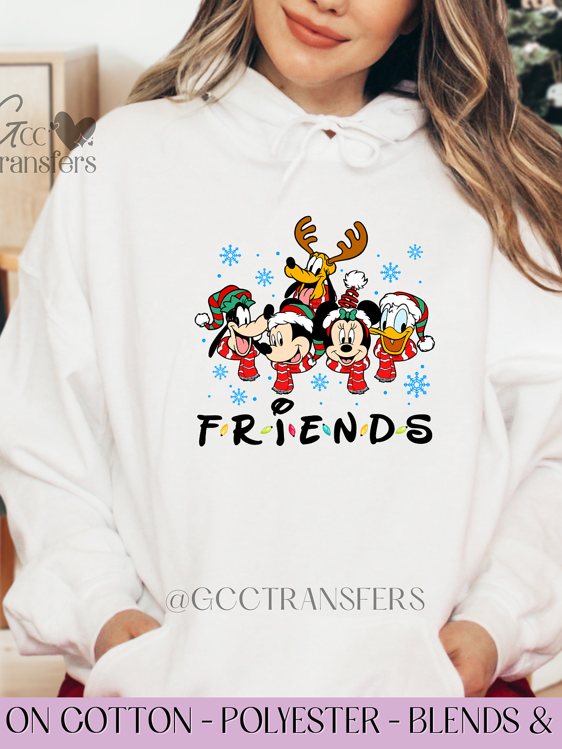 Snow Friend Wonderland - Full Color DTF Transfer 1