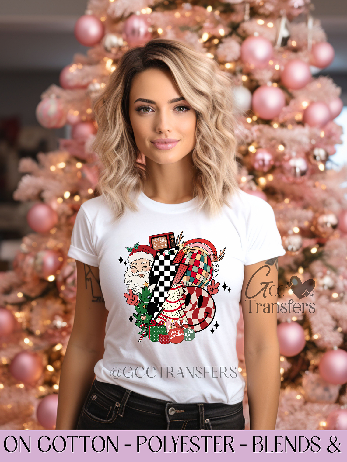 Retro Santa Claus - Full Color DTF Transfer 1