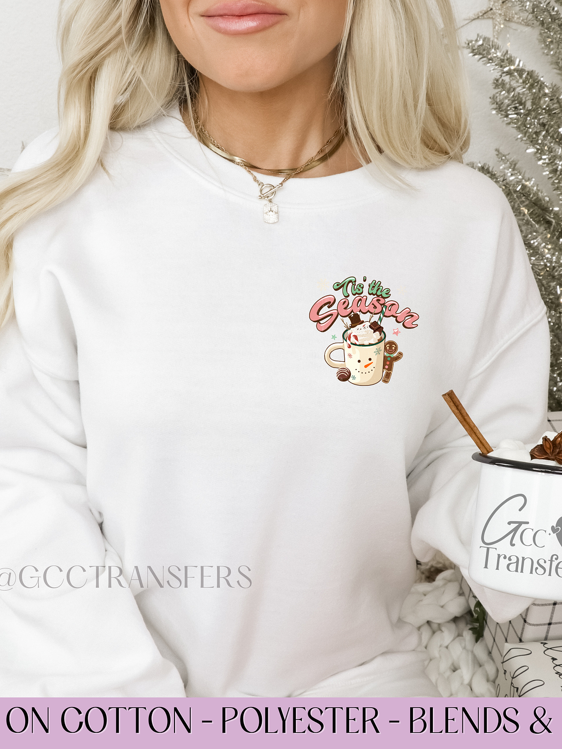 Tis' The Season (Pocket Size) - Full Color DTF Transfer 1