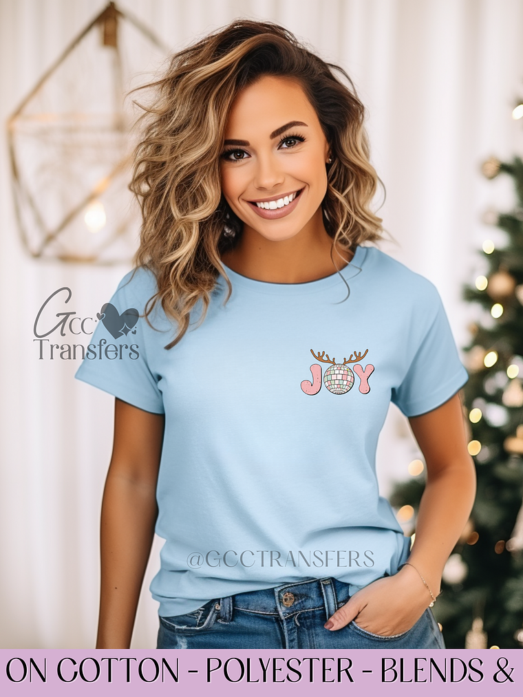 Joy Disco (Pocket Size) - Full Color DTF Transfer 1