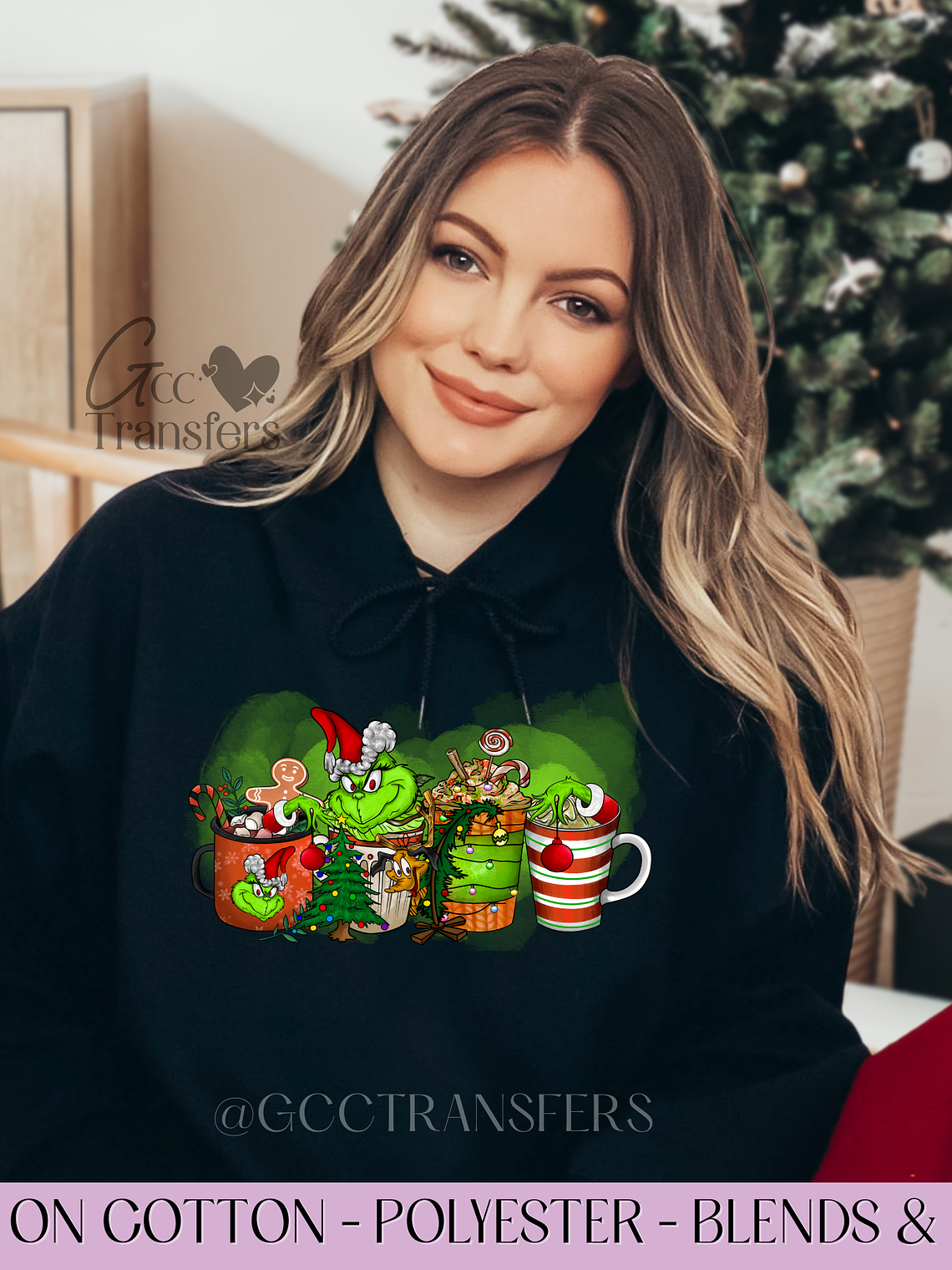 Grinch Coffee - Full Color DTF Transfer 1