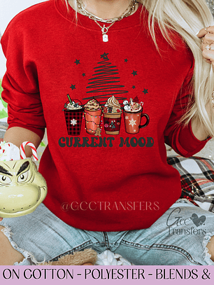 Current Mood Coffee - Full Color DTF Transfer