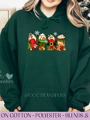 Snowman Christmas Coffee - Full Color DTF Transfer