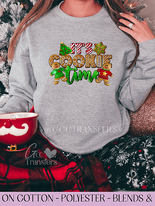 It's Cookie Time - Full Color DTF Transfer