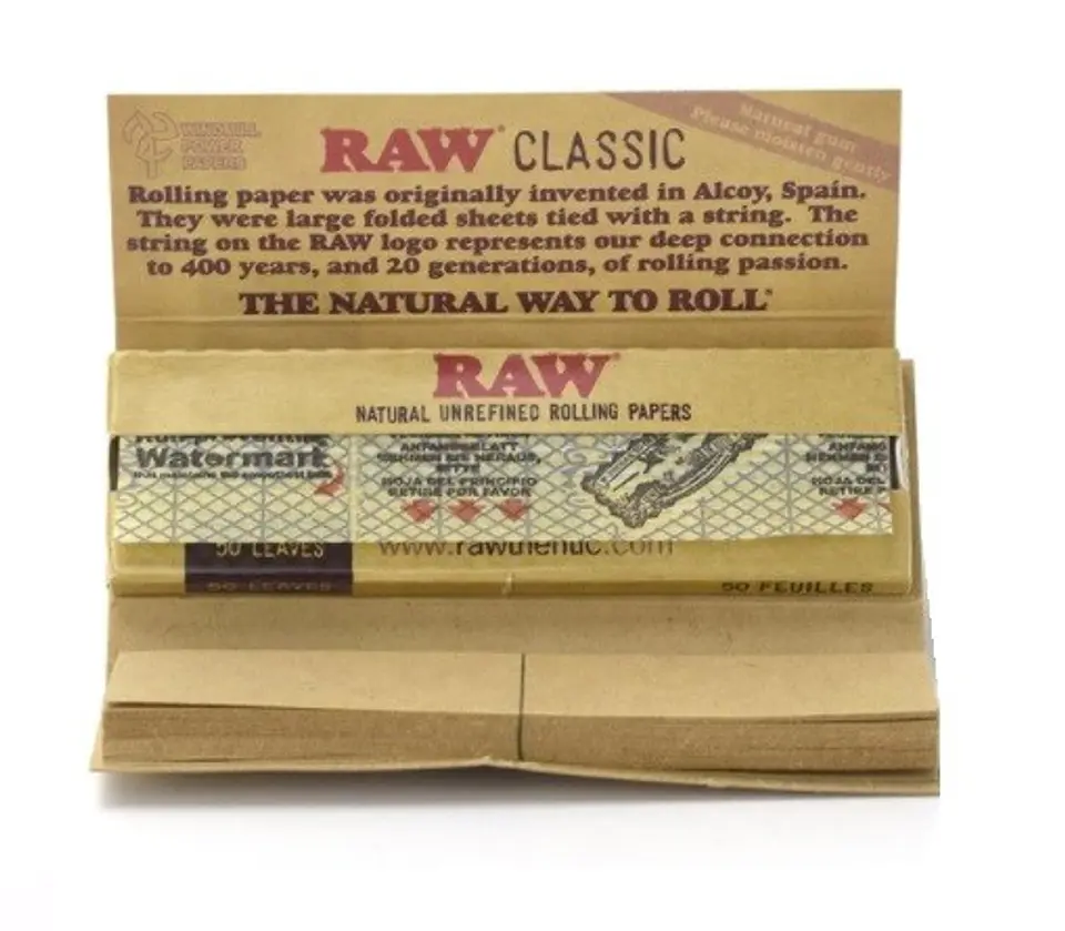 Papelillo RAW Classic Connoisseur 1 1/4 + Tips 2