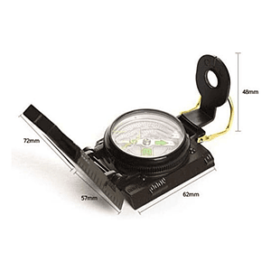 Brújula Militar Lensatic Dial Flotante Luminoso Alta Calidad