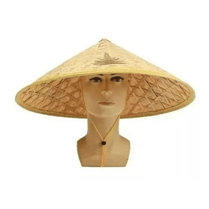 Sombrero Gorro Bambu Oriental Japones Artesanal