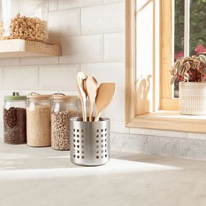 Porta Cubiertos Utensilios Mesa Circular Acero Inoxidable