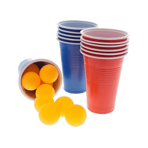 Kit de juego Beer Pong Set de 12 