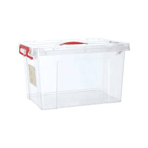 Caja Organizadora Caja Plástica Transparente Con Tapa