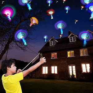 Juguete Tirachinas Lanza Helice Con Luz Eleva 90 Metros