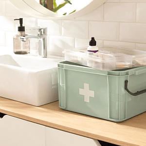 Botiquín Plástico De Primeros Auxilios Bandeja Divisiones